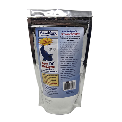 Aqua Meds Medzyme Dry Concentrate 1lb container - beneficial pond bacteria