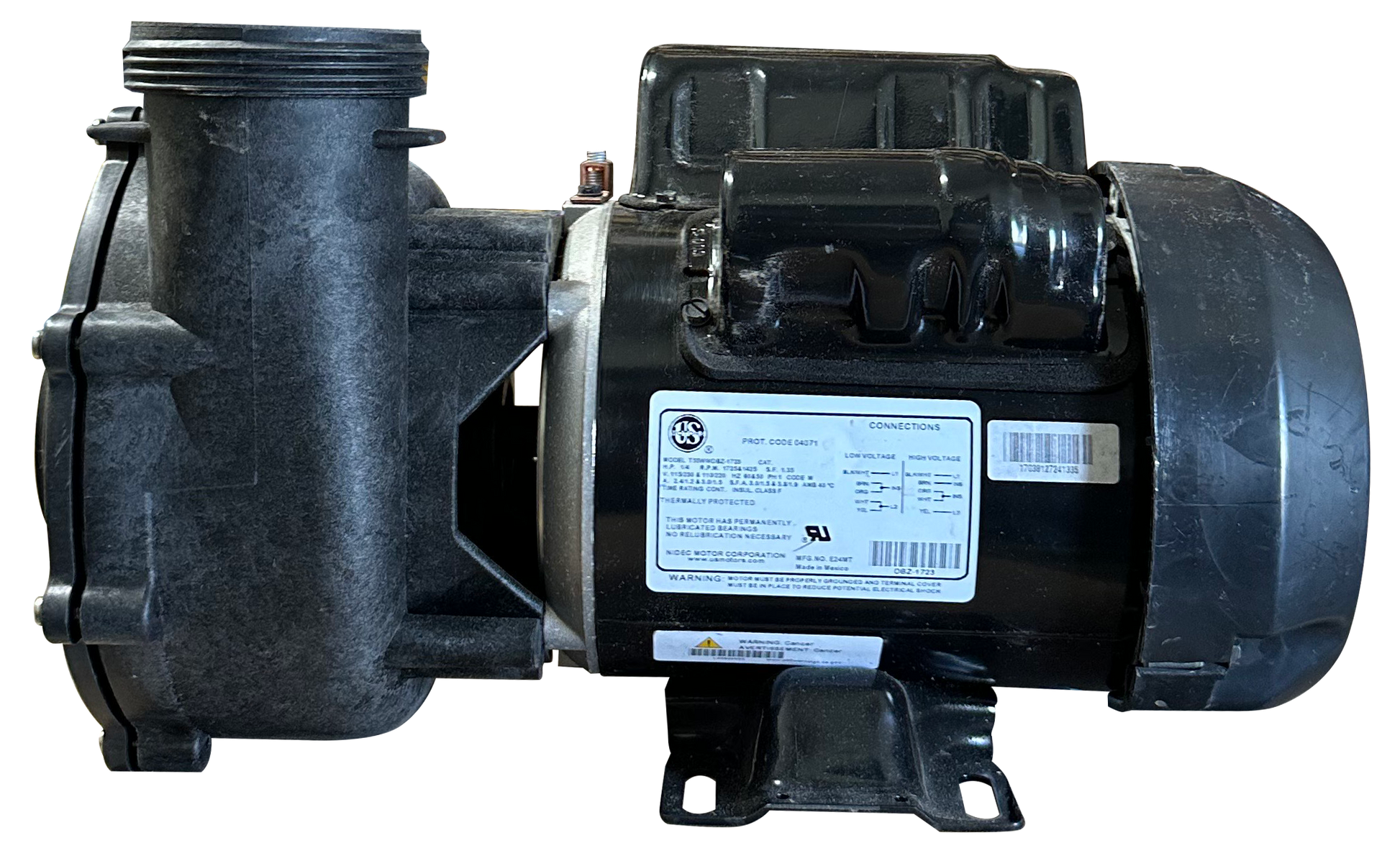 W Lim Wave II pump - detail